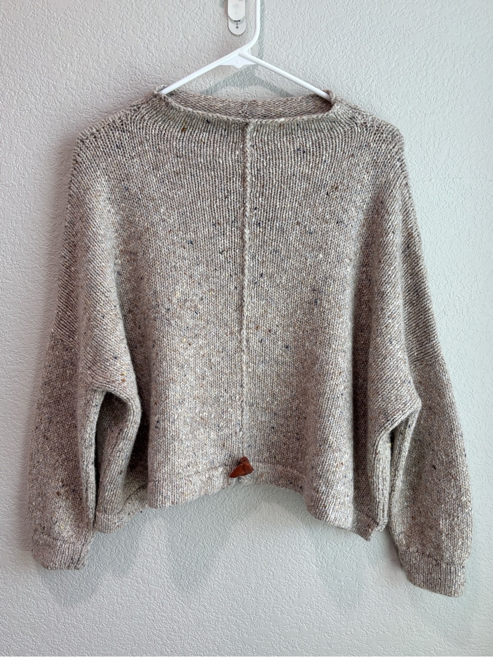 Millers Merino Wool & Cashmere Handmade Sweater Knit Beige Women’s Size Large